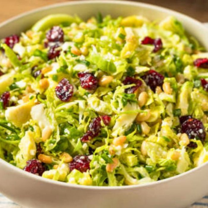 Shaved Brussels Sprouts Salad